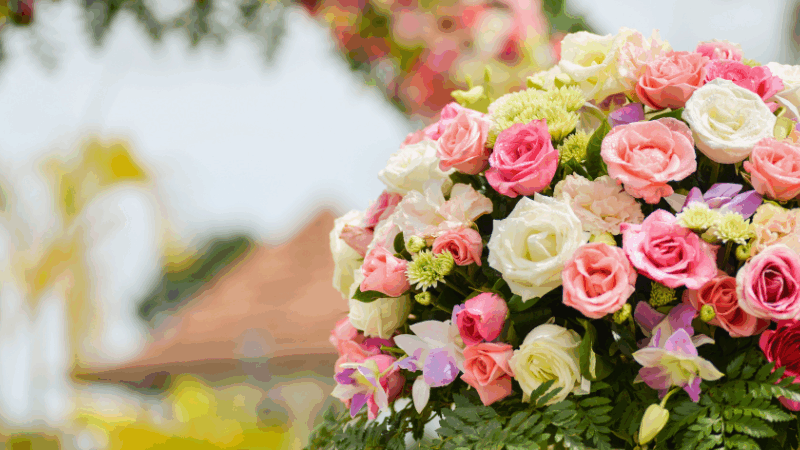 Fachada de la floristería Archila Flowers en Villavicencio, especializada en arreglos florales